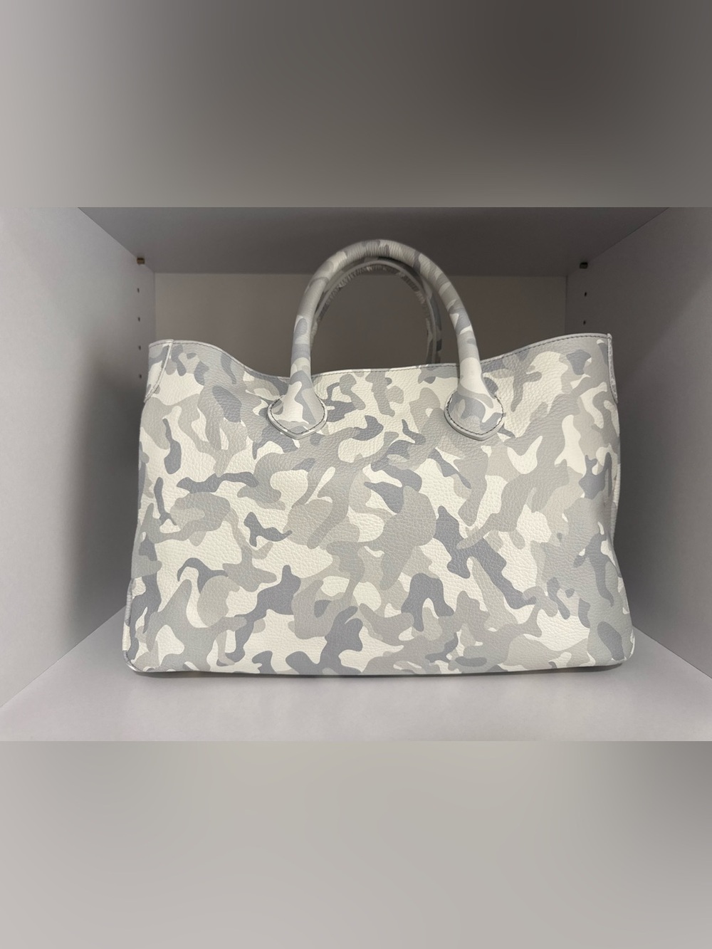 New Mark & Graham Camo Elisabetta tote & tassel keychain bag charm - Picture 2 of 11